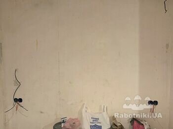 Шпаклевка стен и короб с гипсокартона