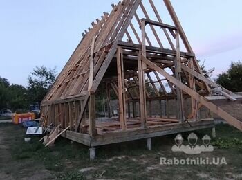 Криша шифер та обрешітка 100 м2
