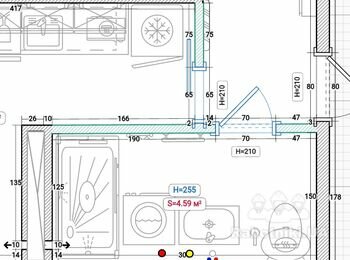 Кладка перегородки з газобетону у квартирі