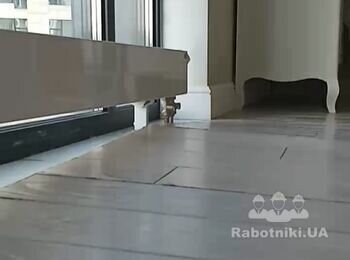 Перекладка вздутого паркета