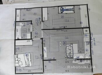 Монтаж електропроводки в 2к квартирі в новобуді
