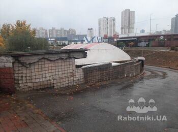 Ремонт підпірної стінки з улаштування сходів