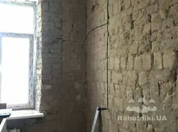 Штукатурка та вирівнювання 45кв. м. стін в кімнаті