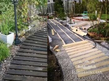 Облаштування ділянки та встановлення доріжки