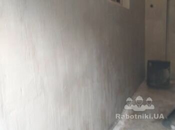 Потрібно виконати штукатурення , фарбування стін +400м2