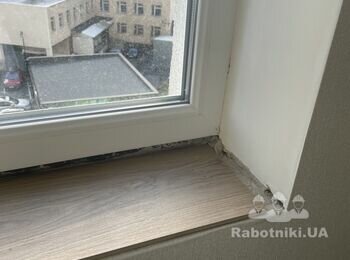Монтаж підвіконь Werzalit