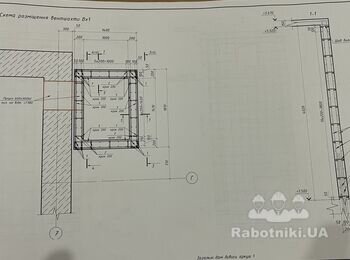 Моноліт; сходи та вентшахти.