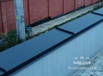 Виготовлення та монтаж металевих накривок парапетів