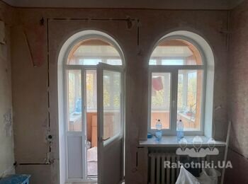 Штукатурні, Малярні та плиточні роботи, 2к квартира 60м2