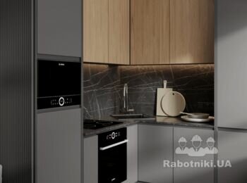 Капітальний ремонт в 2 кімнатній квартирі під ключ 62 м2