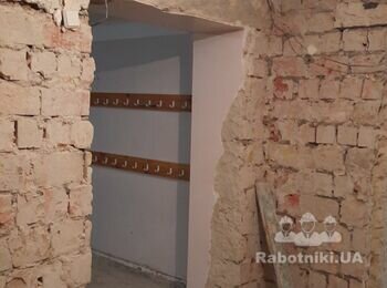 Усиление проемов швелером