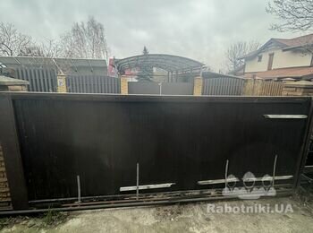 Калитка и ворота проф. настил замена на новый