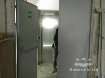 Зароблення отворів над повітропроводами, монтаж укосів