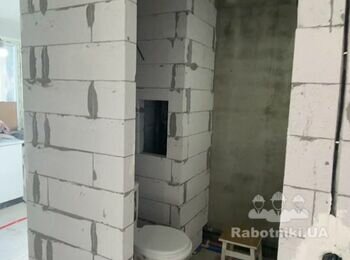 Укладка плитки. Стены 23 кв.м. пол 16 кв.м. Ванная + Кухня + Коридор