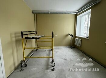 Укладка медицинского линолеума