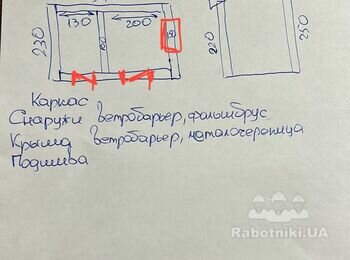 Каркасный сарай