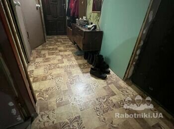 Стяжка + укладка плитки на пол