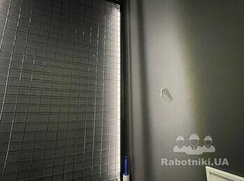 Ремонт вмятины в гипсокартоне