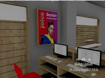 Світлові короби для двох магазинів Водафон ( Львів і Київ)