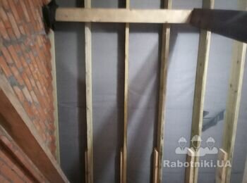 Утеплення мінватою скатного даху 140м
