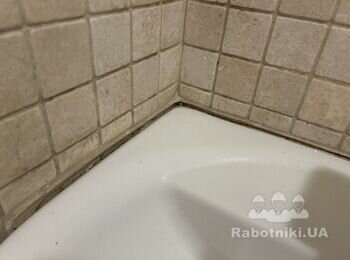 Ремонт інсталяції (унітаз), ремонт силіконового захисту стиків