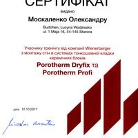 Мастер Поротерм Porotherm